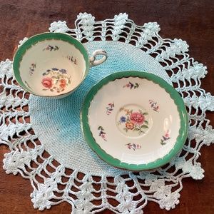 Vintage Aynsley Bone China Teacup & Saucer